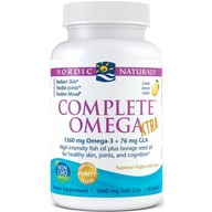 Suplement diety Nordic Naturals kwasy omega-3 kapsułki cytrynowe 60 szt.