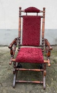 stary fotel bujany bujak retro
