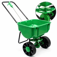 SIEWNIK RĘCZNY TACZKOWY ROZSIEWACZ DO NASION TRAWY REGULACJA ROZRZUTU 27L