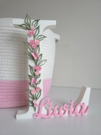 Literka 3D z imieniem - personalizowana SUPER PREZENT