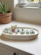 Świeca personalizowana z imieniem – świeca z kaktusami Na prezent