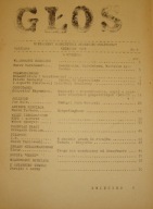 GŁOS nr 6, niezależny miesięcznik IV 1978