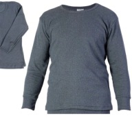 Podkoszulek długi rękaw ocieplana POLSKA Grafitowa EWAX rozmiar L