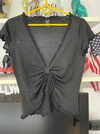 I SWETER ISSABEL KRISTENSENS CZARNY AŻUR KORALIKI WDZIANKO