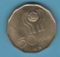 (1AR43) Argentyna 50 peso, 1978