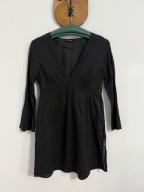 247 piękna elegancka dłuższa koronka dekolt V George S upały plażowa