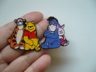 PIN PRZYPINKA BROSZKA KUBUŚ PUCHATEK I PRZYJACIELE - 2 SZTUKI
