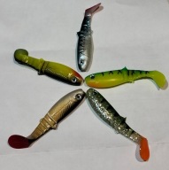 Zestaw GUM WĘDKARSKICH CANNIBAL 8cm 5 sztuk