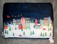 LEGOWISKO DLA DUŻEGO PSA XXL DELUXE PODUSZKA ŁÓŻKO ŚWIĄTECZNY WZÓR PREMIUM