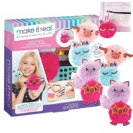 ZESTAW KREATYWNY DIY Make It Real - ZRÓB TO SAMA, BRELOCZKI KOTKI PREZENT!