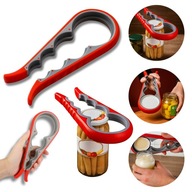 OTWIERACZ DO SŁOIKÓW BUTELEK POKRYWEK NAKRĘTEK 4w1 UNIWERSALNY REGULOWANY