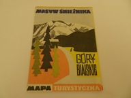 Masyw Śnieżnika i Góry Bialskie Mapa turystyczna PRL, mapa 1987