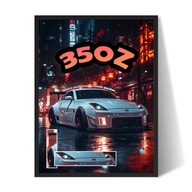 Nissan 350z Plakat/Obraz w Ramce 40x30cm Prezent dla faceta