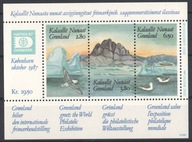 Grenlandia Mi. 169-171 blok 1 czyste ** fauna