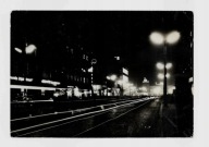 Katowice ul. Warszawska lata 60 Nocą NEONY x178