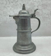 Sygnowany ozdobny kufelek z CYNY kolekcjonerski 1z3 kolekcjonerskie