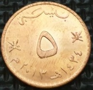 *OMAN [1333]*5 Baisa 2013 Sułtanat Omanu UNC !!