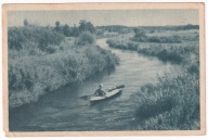Jezioro Gardno okolice rzeka kajak 1957r. do Solec p. Lipsko