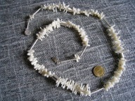 NASZYJNIK - biały koral naturalny