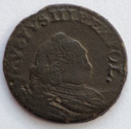 August III Sas grosz 1755 r. men H śr. 20 mm