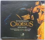 Reinhard Keiser Croesus Rene Jacobs EX 3x CD Irl