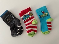 KOLOROWE SKARPETKI-- 3 PARY--6-12 M--- NOWE