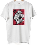 T-SHIRT NARUTO KONOHA MĘSKA KOSZULKA ANIME MANGA