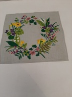 VINTAGE Gocken Jobs OBRUS SERWETA SERWETKA SKANDYNAWSKI LNIANY