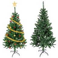 SZTUCZNA CHOINKA 150CM GĘSTA JODŁA ZIELONA DO BIURA BOŻE NARODZENIE