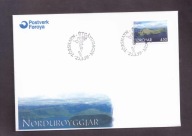 Wyspy Owcze - 1999 rok - FDC Koperta - znaczki nr 351