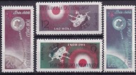 1963 Wietnam kosmos Mi 258-61A (*) ząbkowane
