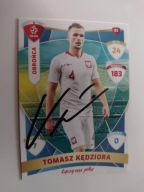 Karta panini autograf Polska Tomasz Kędziora PZPN