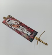 Włoski wieszak na płaszcz i kapelusz - postać z komedii Dell'Arte Pulcynel