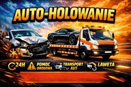 REKLAMA BANER AUTO-HOLOWANIE HOLOWANIE AUTOLAWETA LAWETA 100X50 2