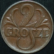 2 grosze 1937 - piękny egzemplarz