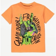 GEORGE t-shirt 116 koszulka GAME OVER / 6423 Oliwia Kurowska, Kuba Kurowski