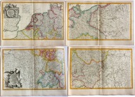 Duża mapa Europy Środkowo-Zachodniej z 1770 r.