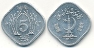Pakistan 5 Paisa - 1974r ... Monety