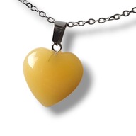 J23A WALENTYNKI Wisiorek/zawieszka kamienie JADEIT SERCE