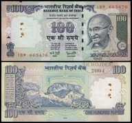 BNA - INDIE 100 Rupii 2005 1BW # bez litery # Reddy # P98a # XF