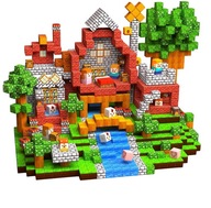 KLOCKI MAGNETYCZNE KONSTRUKCYJNE MINECRAFT MAINCRAFT 200 UKLADANKA XXL