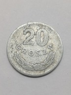 MONETA 20 groszy PRL rzadki rocznik 1961