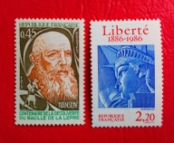 FRANCJA 1973 medycyna + 1 czyste**