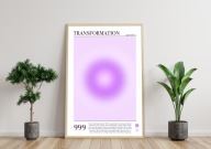 PLAKAT, LICZBY ANIELSKIE, AURA POSTER, 999, PLAKATY NA ŚCIANĘ, 30x40