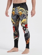 Legginsy Kompresyjne Męskie - LAFROI – Crossfit, Siłownia - długie - XXXL