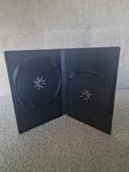 Pudełka DVD x2 na płyty 14 mm standard CZARNE 60 szt