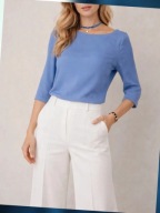 Bluzka w odcieniach niebieskiego roz. XS