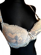 Koronkowy biustonosz stanik delikatny push-up r. 75B