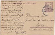 Cp.42 - Kolumna Zygmunta - 1925 r - kaligrafia !