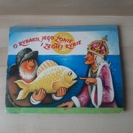 O RYBAKU JEGO ŻONIE I ZŁOTEJ RYBIE V. KUBASTA 1976 ROZKŁADANKA 3D